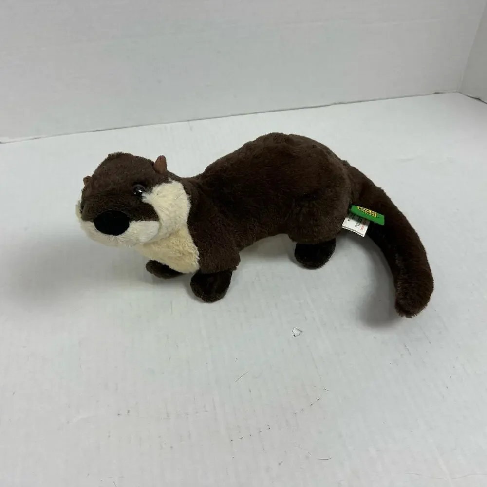 Wild Republic River Otter Plush Stuffed Animal Brown Realistic K & M 10